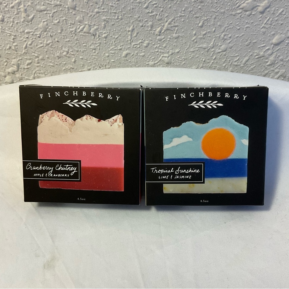 Finchberry Bar soap lot of two